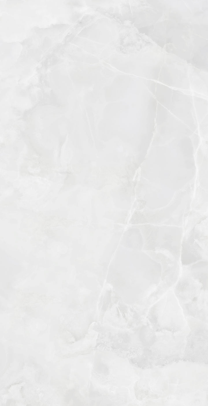 Onyx Ice Porcelain Tile tile face, 1200 x 600 mm