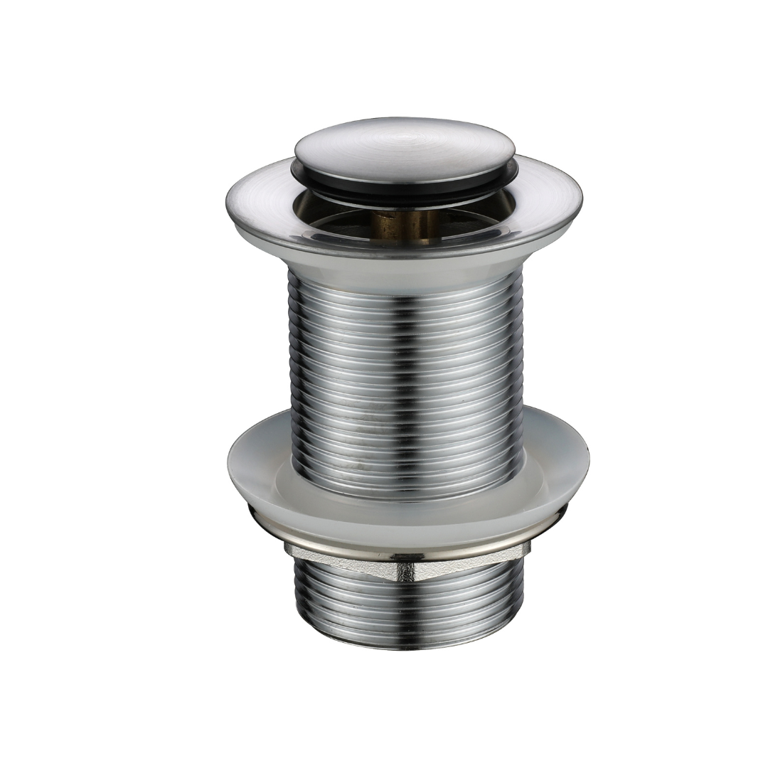 Pop Up Waste 32mm Non-Overflow - Brushed Chrome (P32BC)