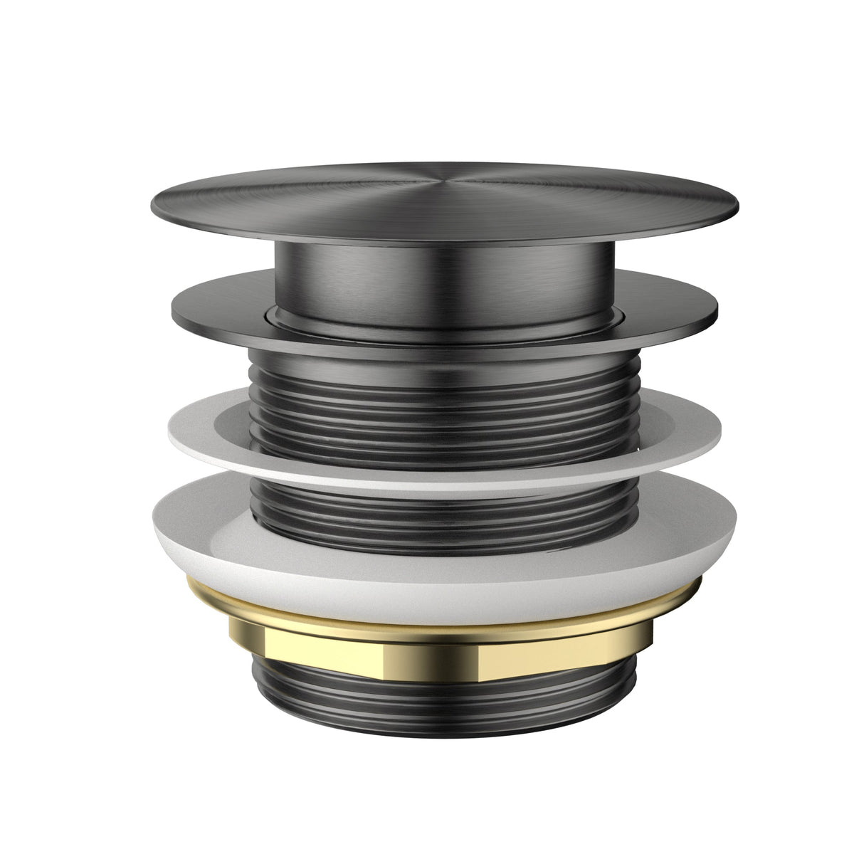 Pop-Up Waste 40mm For Bath - Brushed Gunmetal (P40BATHGM)