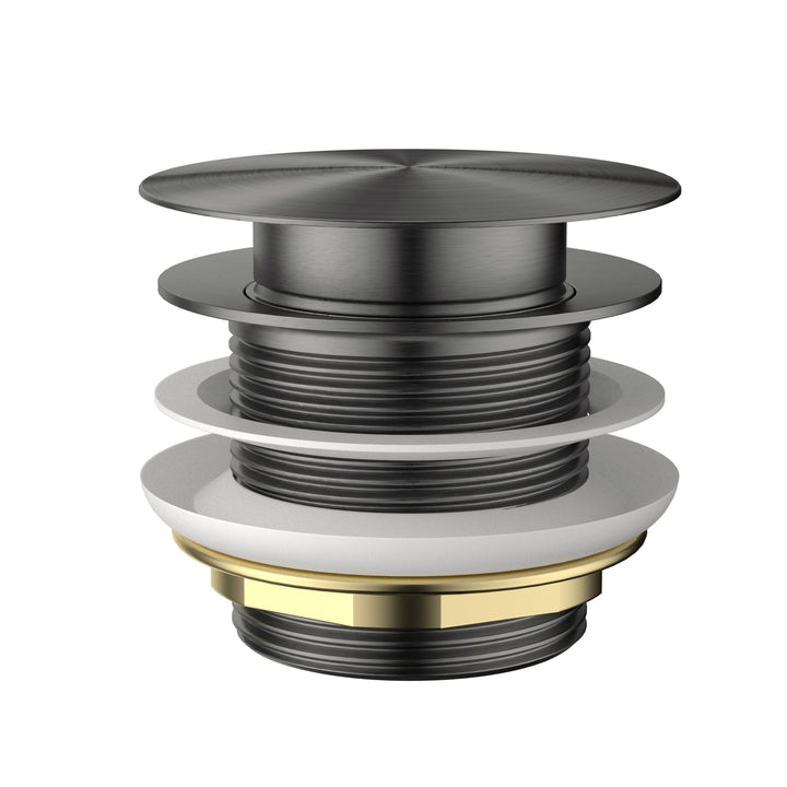 Pop-Up Waste 40mm For Bath - Brushed Gunmetal (P40BATHGM)