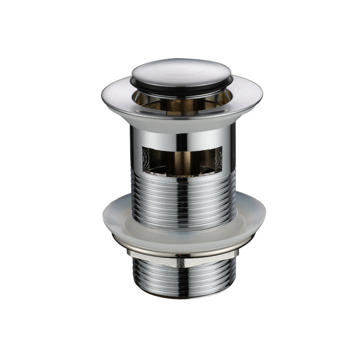 Pop-Up Waste 32mm With Overflow - Brushed Chrome (PW32BC)
