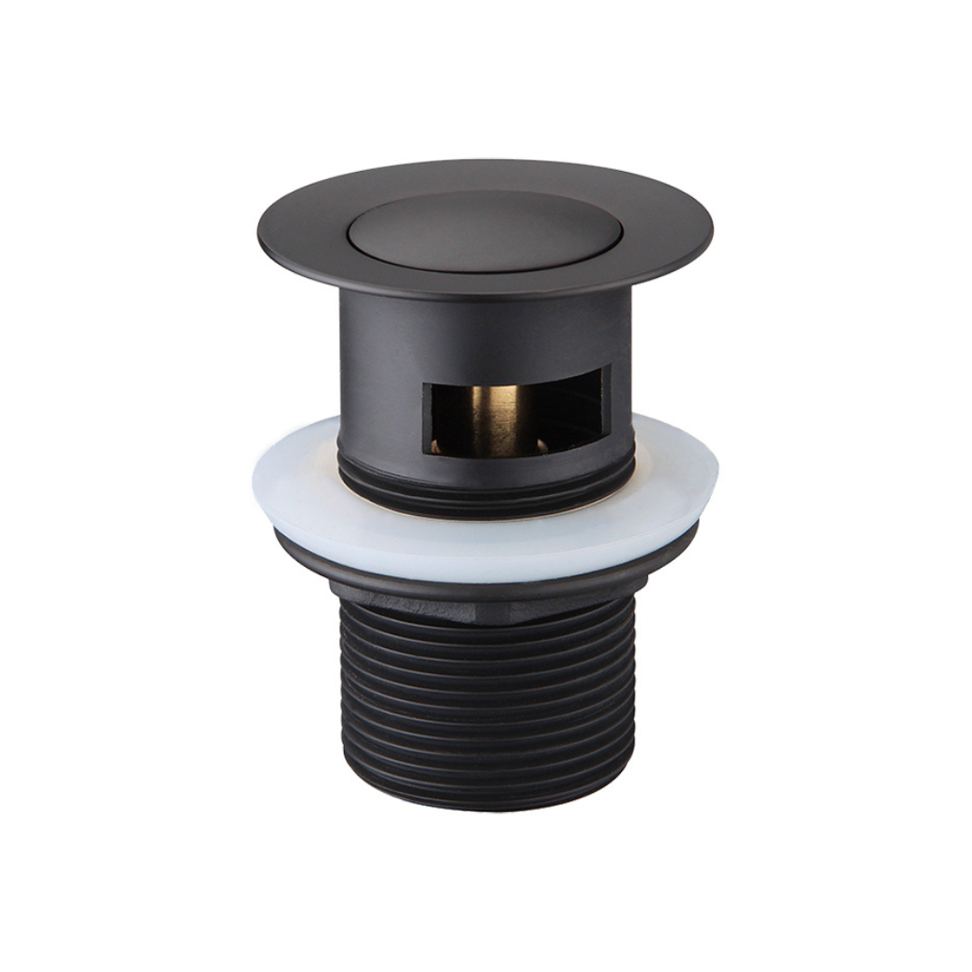Pop-Up Waste 32mm With Overflow - Matte Black (PW32BK)