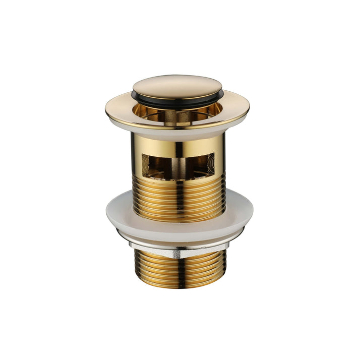 Pop-Up Waste 32mm With Overflow - Polished Brass (PW32PB)