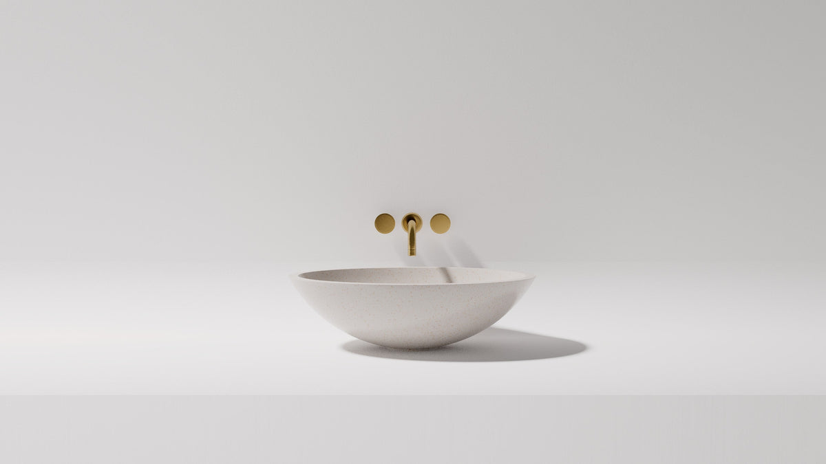 Pearl above counter basin — front view