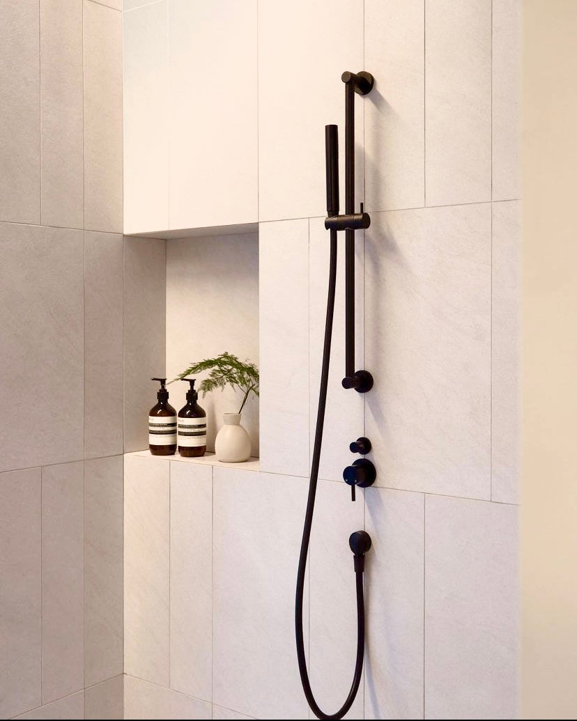Round Diverter Mixer Trim Kit (In-wall Body Not Included) - Matte Black