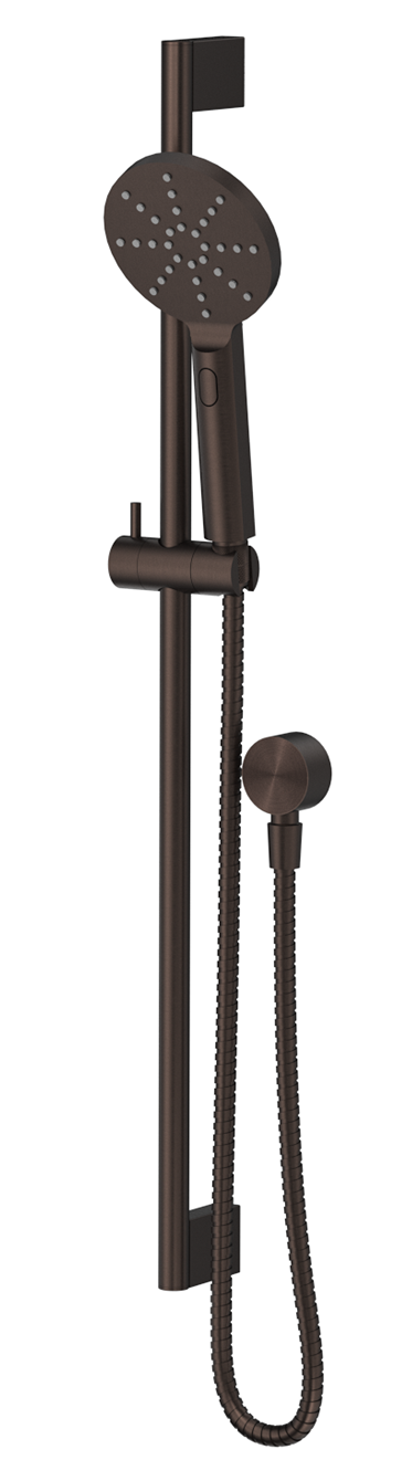 Mica Shower Rail - Dusk Bronze