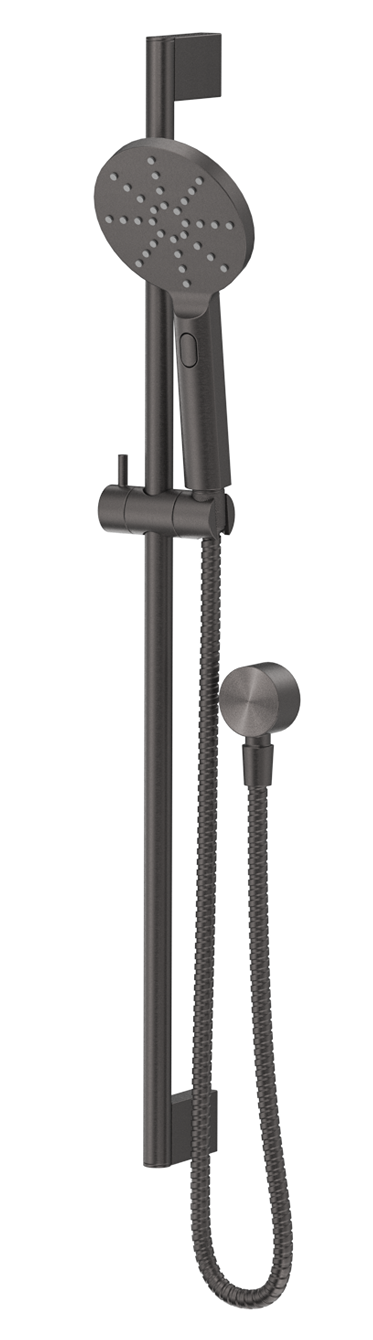 Mica Shower Rail - Gunmetal