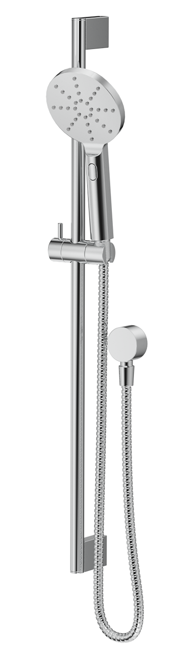 Mica Shower Rail - Chrome