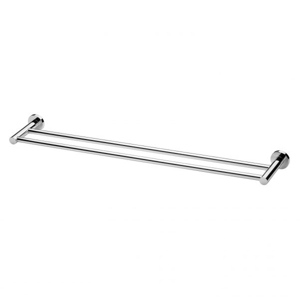 Radii Double Towel Rail 800mm - Chrome