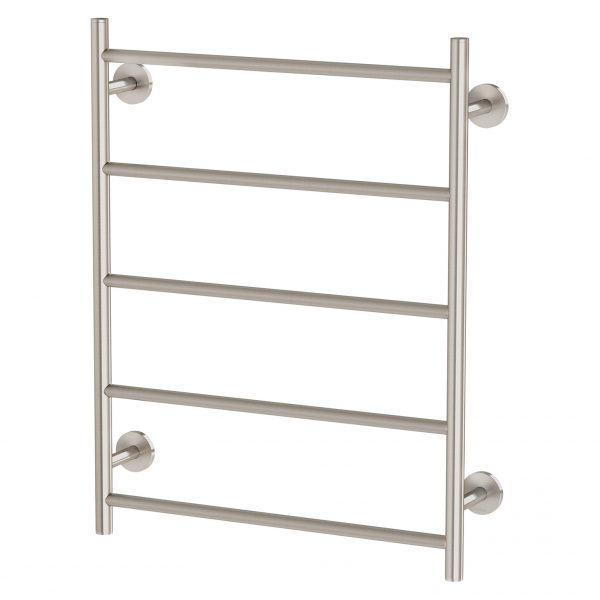 Radii Towel Ladder 550 x 740mm Round Plate - Brushed Nickel