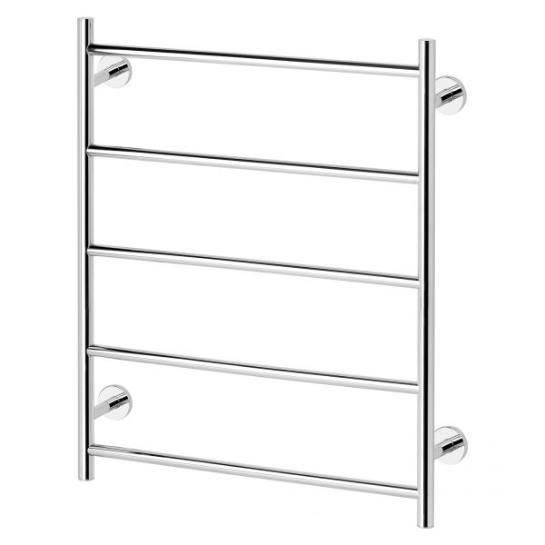 Radii Heated Towel Ladder 550 x 740mm Round Plate - Chrome