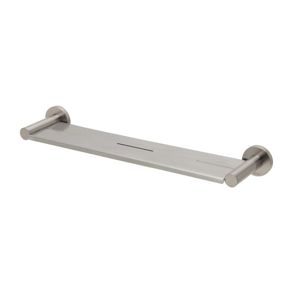 Radii Metal Shelf Round Plate - Brushed Nickel