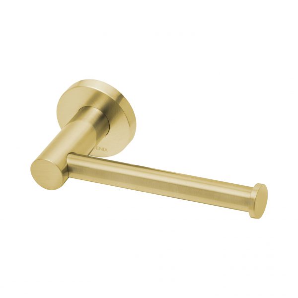Radii Toilet Roll Holder - Brushed Gold