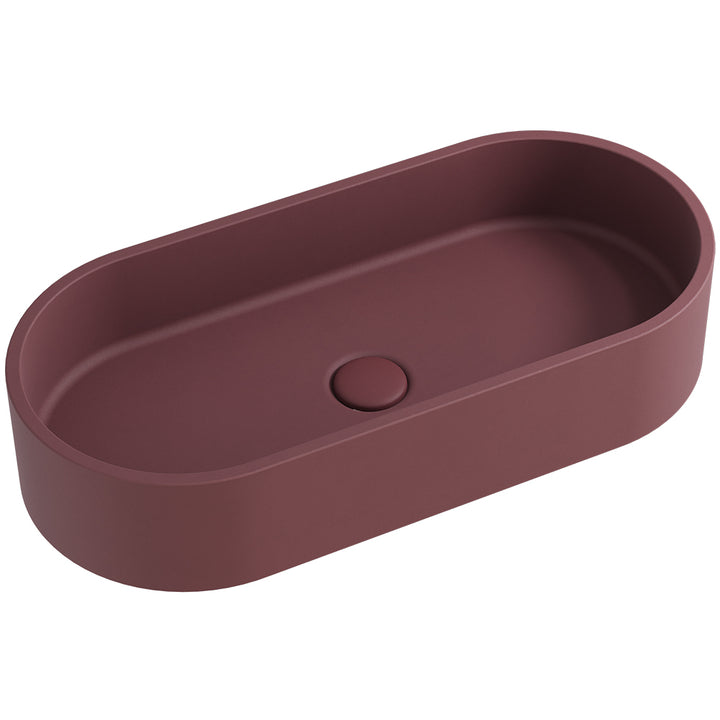 Jada Pill Concrete Above Counter Basin - Mulberry