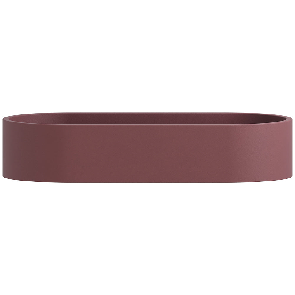 Jada Pill Concrete Above Counter Basin - Mulberry