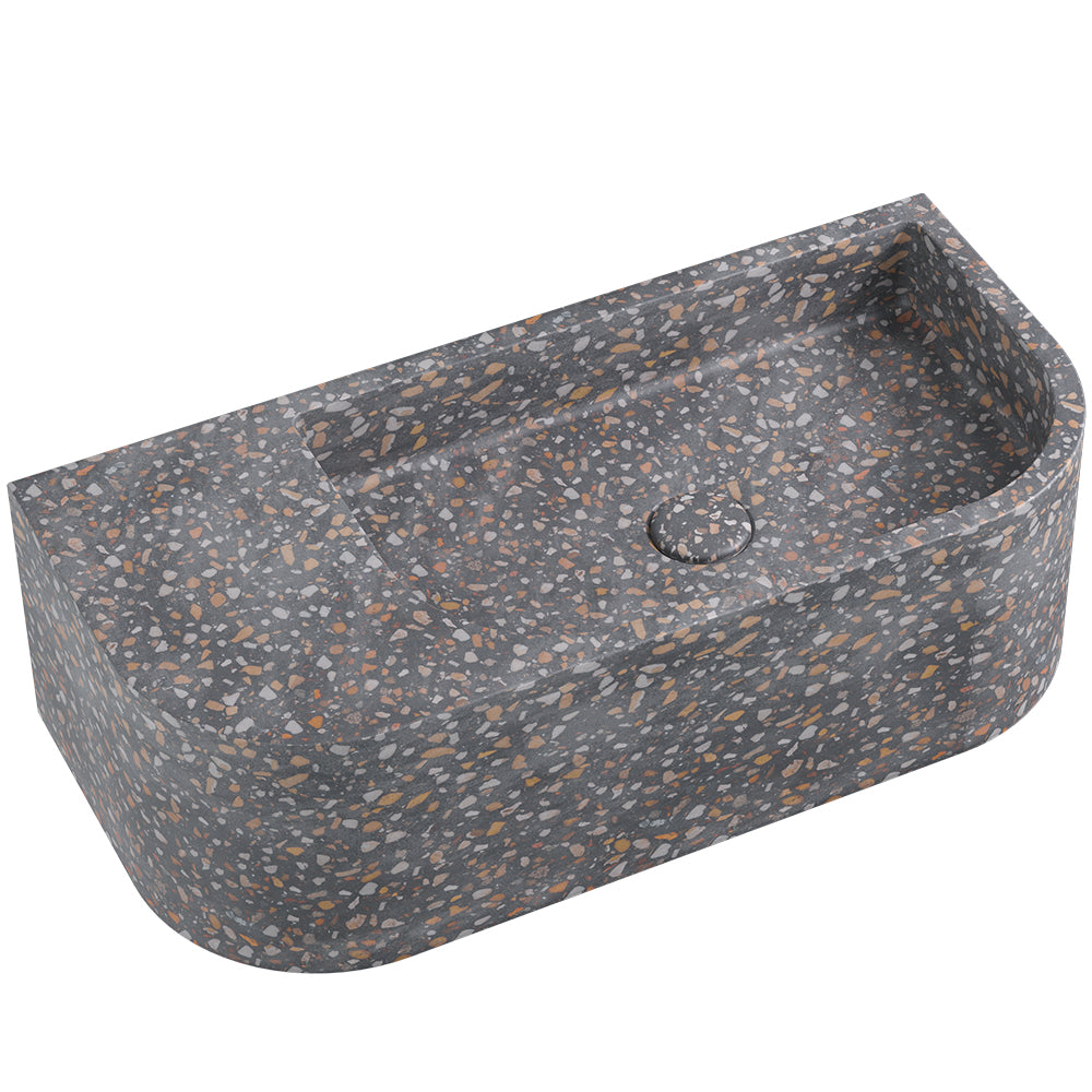 Blanca Concrete Wall Basin - Lunar Terrazzo
