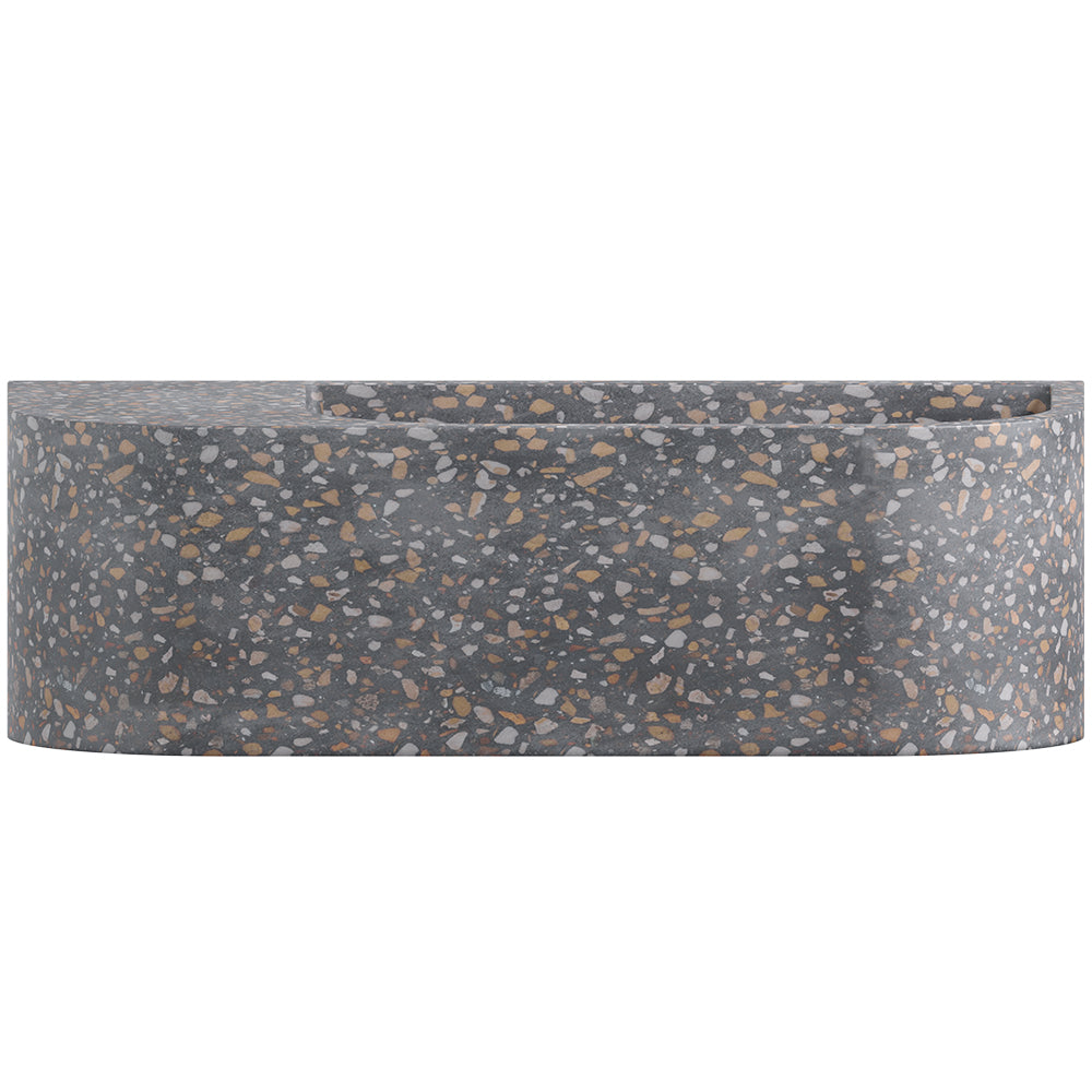 Blanca Concrete Wall Basin - Lunar Terrazzo