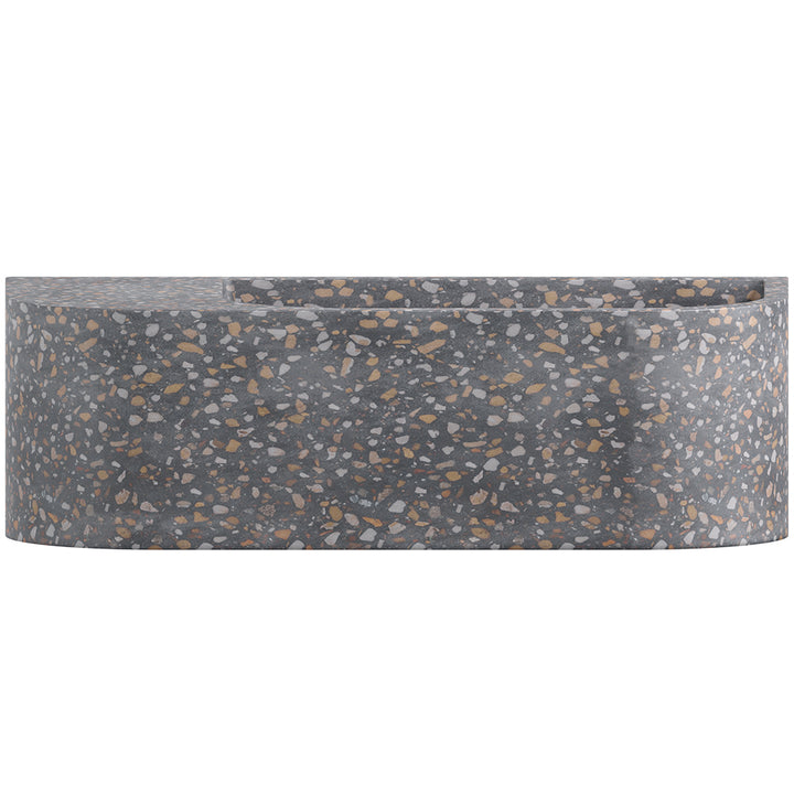 Blanca Concrete Wall Basin - Lunar Terrazzo