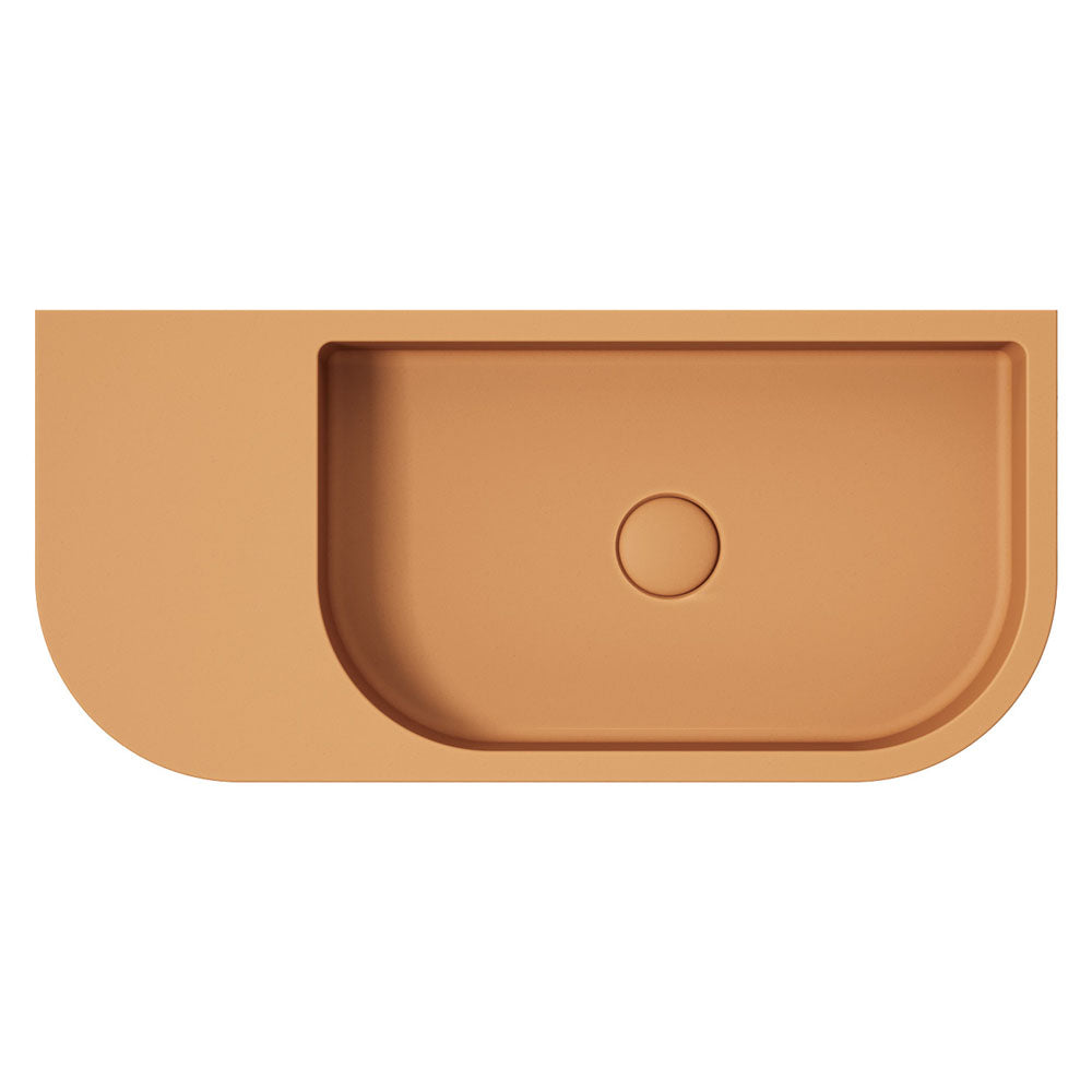 Blanca Concrete Wall Basin - Tuscan