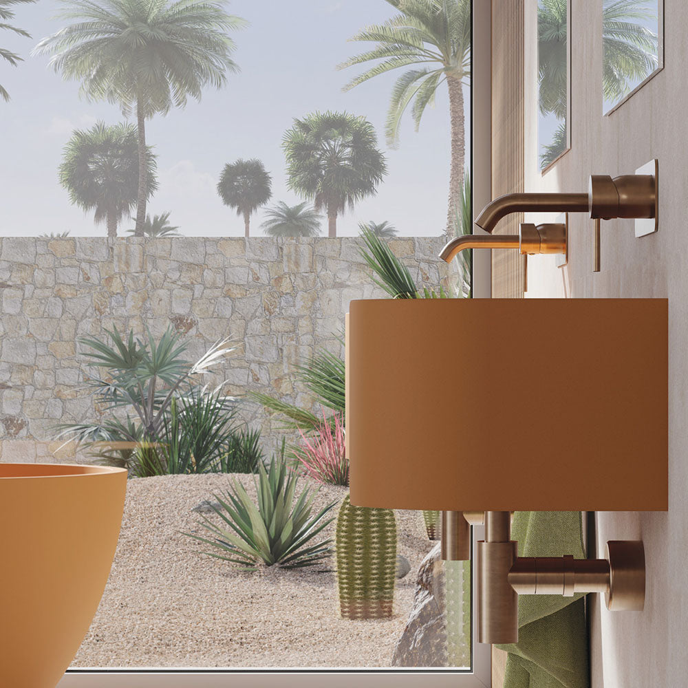 Blanca Concrete Wall Basin - Tuscan
