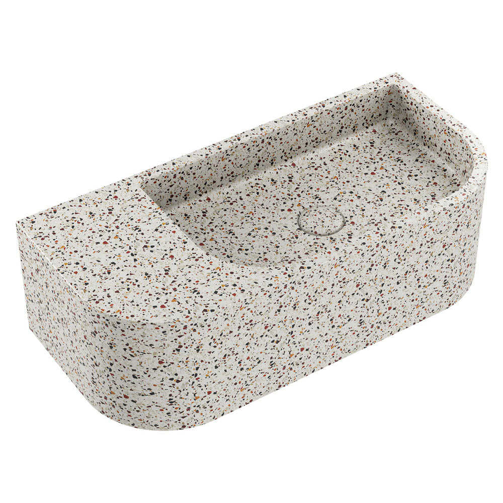 Blanca Concrete Wall Basin - Terrazzo