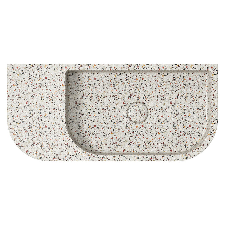 Blanca Concrete Wall Basin - Terrazzo