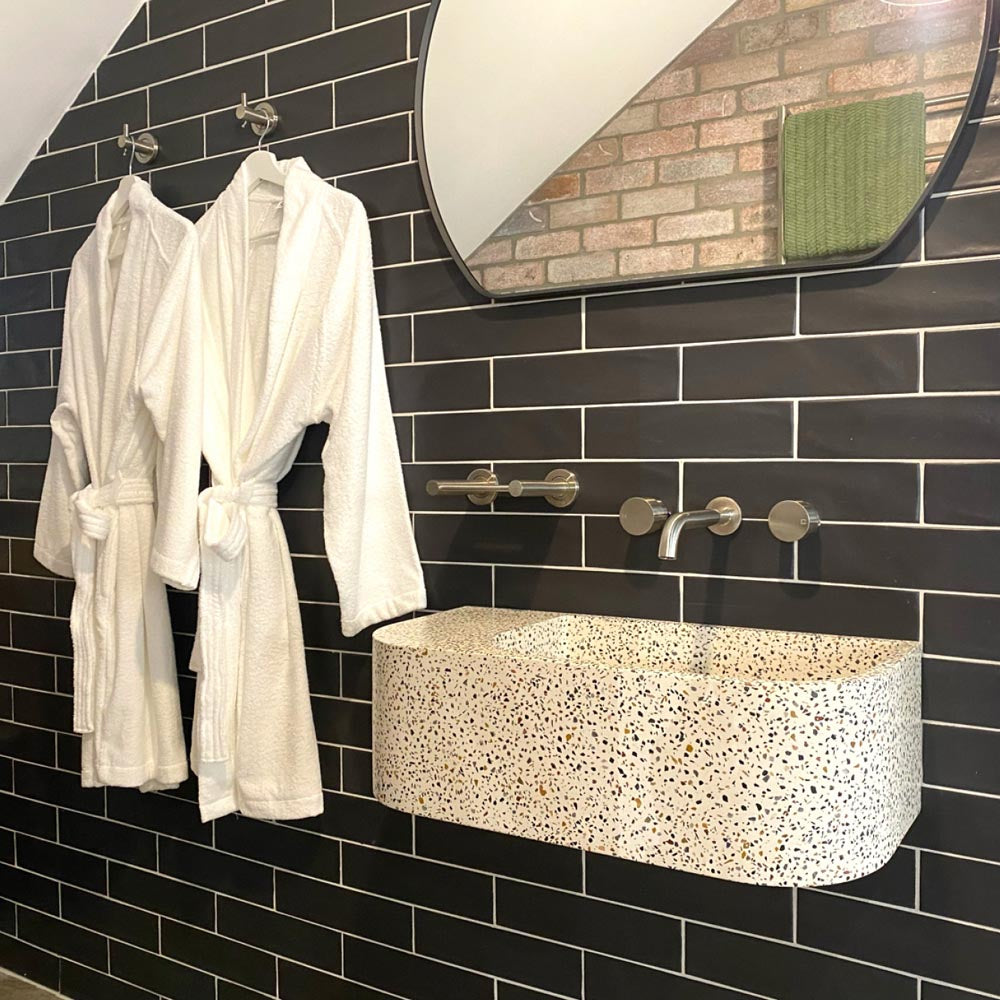 Blanca Concrete Wall Basin - Terrazzo