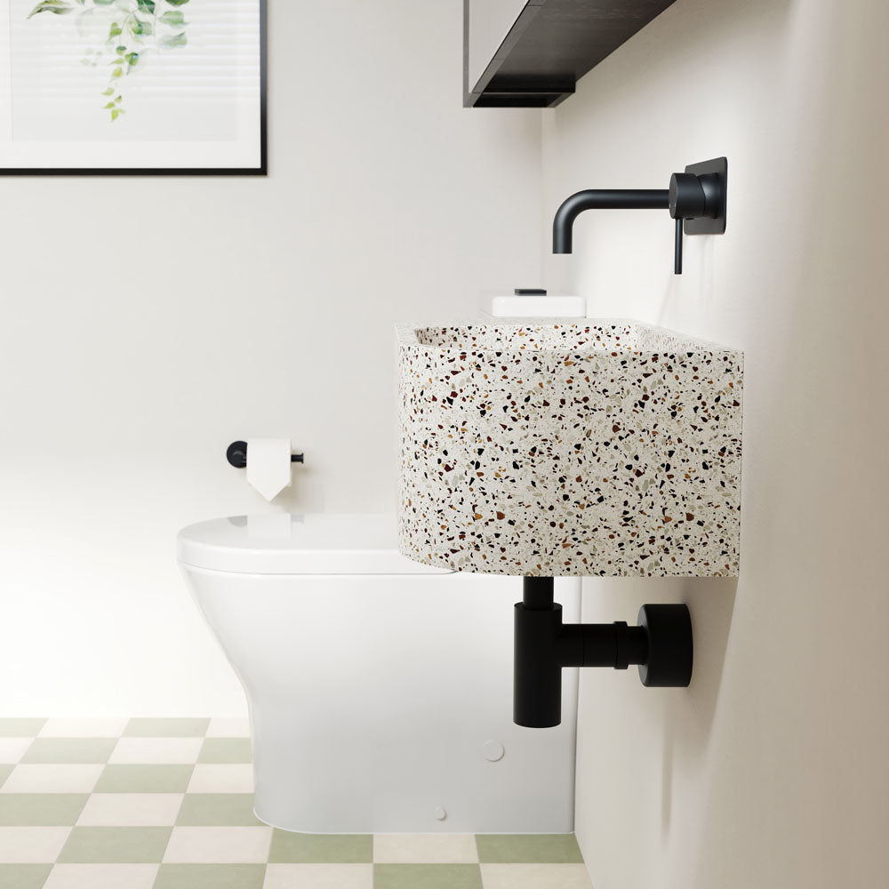 Blanca Concrete Wall Basin - Terrazzo