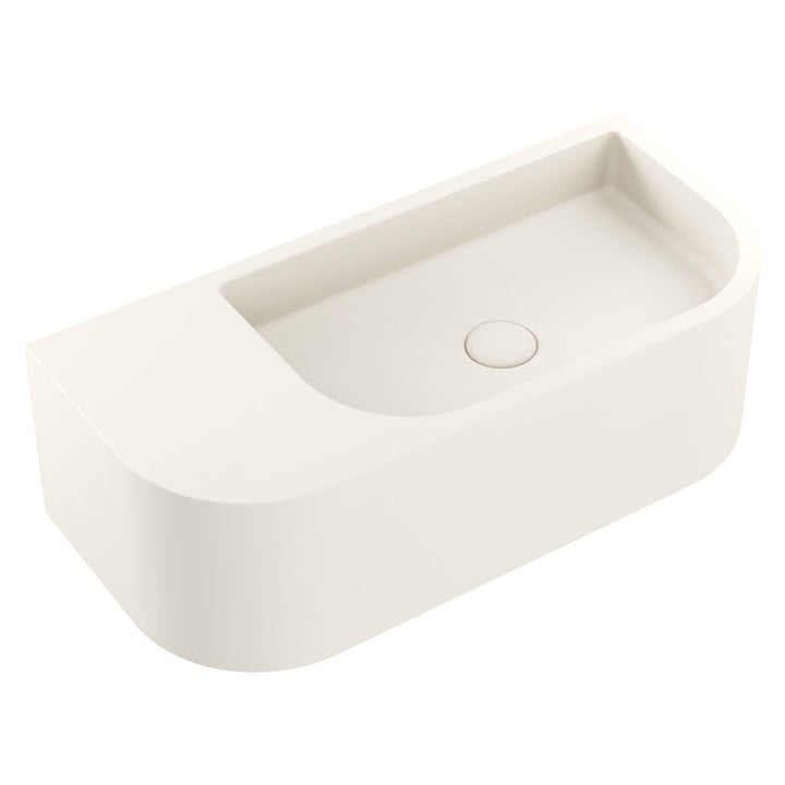 Blanca Concrete Wall Basin - Warm White