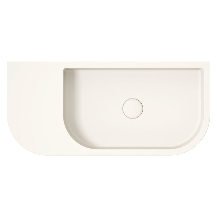 Blanca Concrete Wall Basin - Warm White