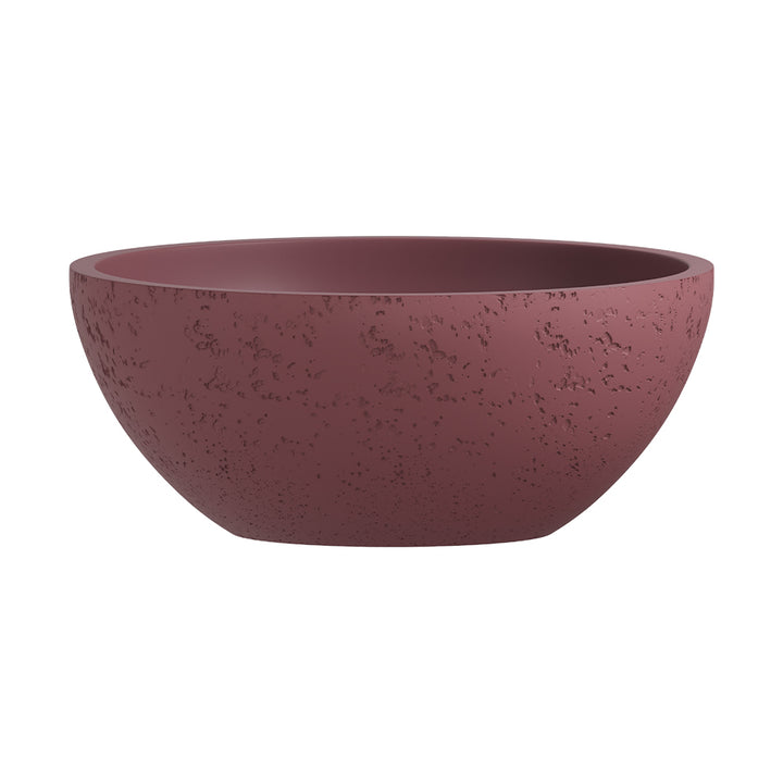 Alba Round Concrete Above Counter Basin - Mulberry