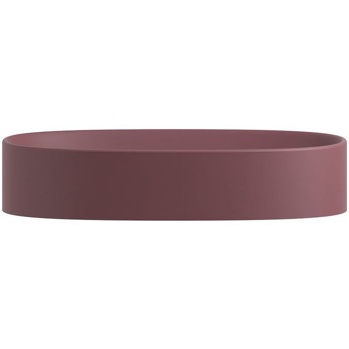 Paloma Pill Concrete Wall Hung Basin - Mulberry