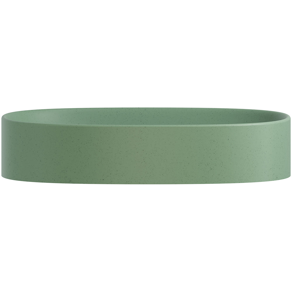Paloma Pill Concrete Wall Hung Basin - Sage