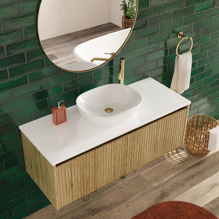 Koko 465 Above Counter Basin - Matte White