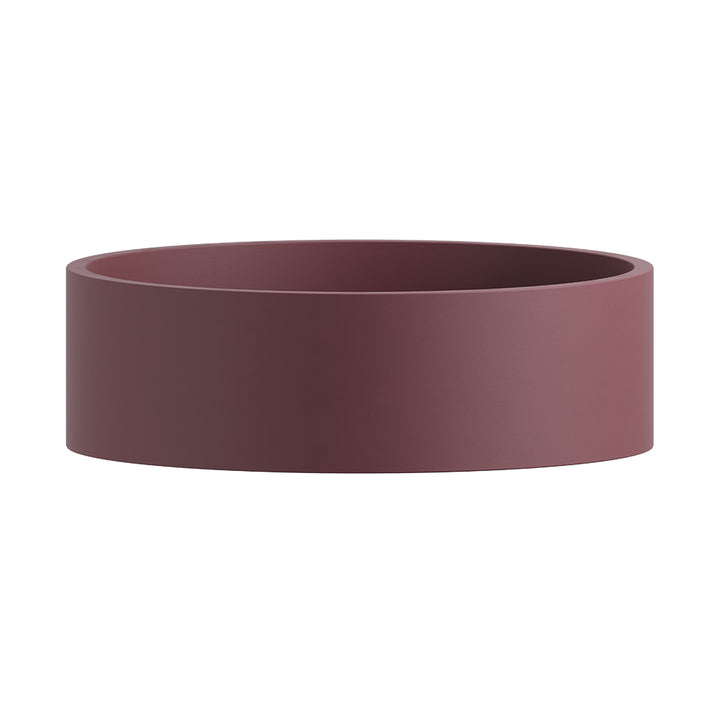 Jada Round Concrete Above Counter Basin - Mulberry