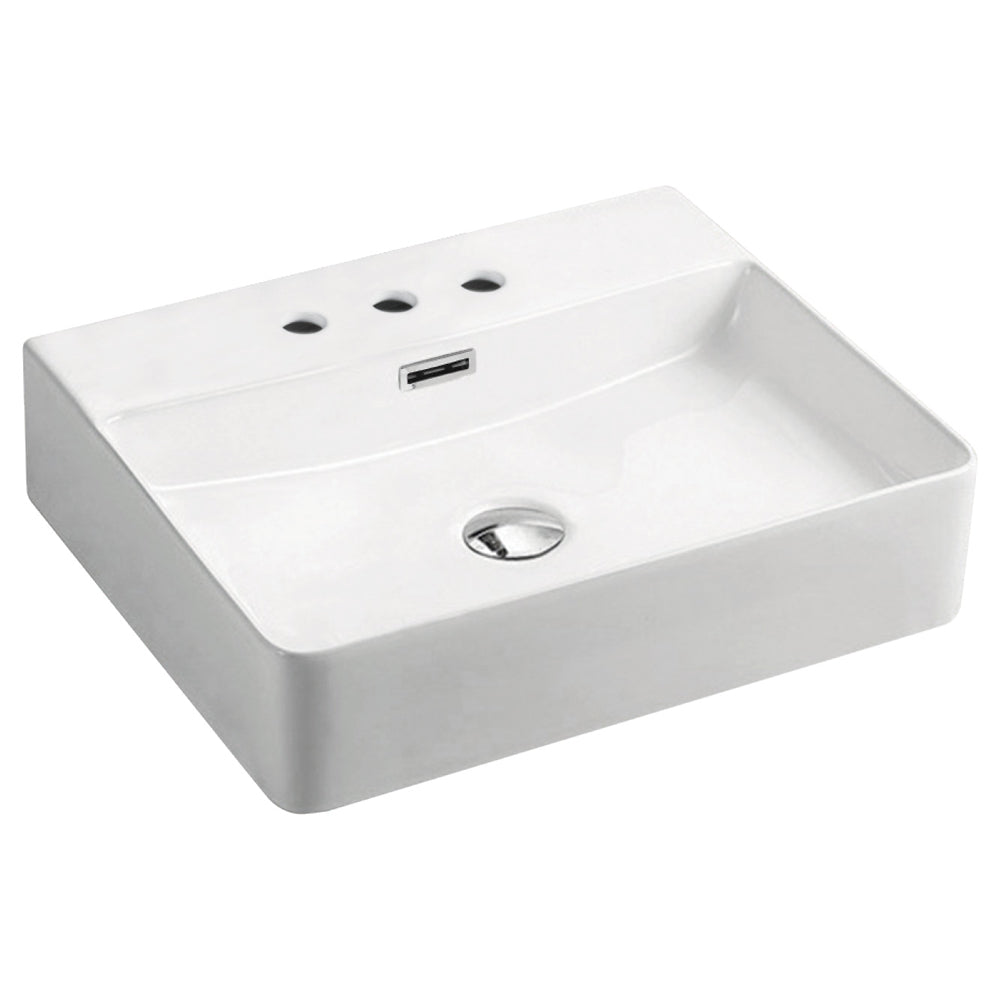 Petra Above Counter Basin - Gloss White