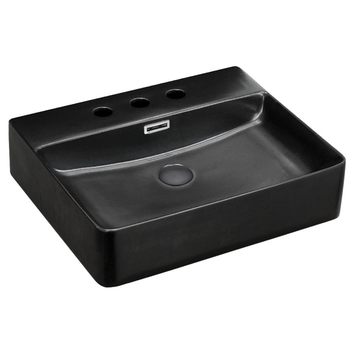 Petra Above Counter Basin - Matte Black