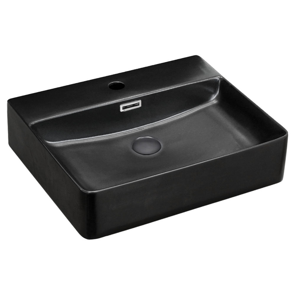 Petra Above Counter Basin - Matte Black