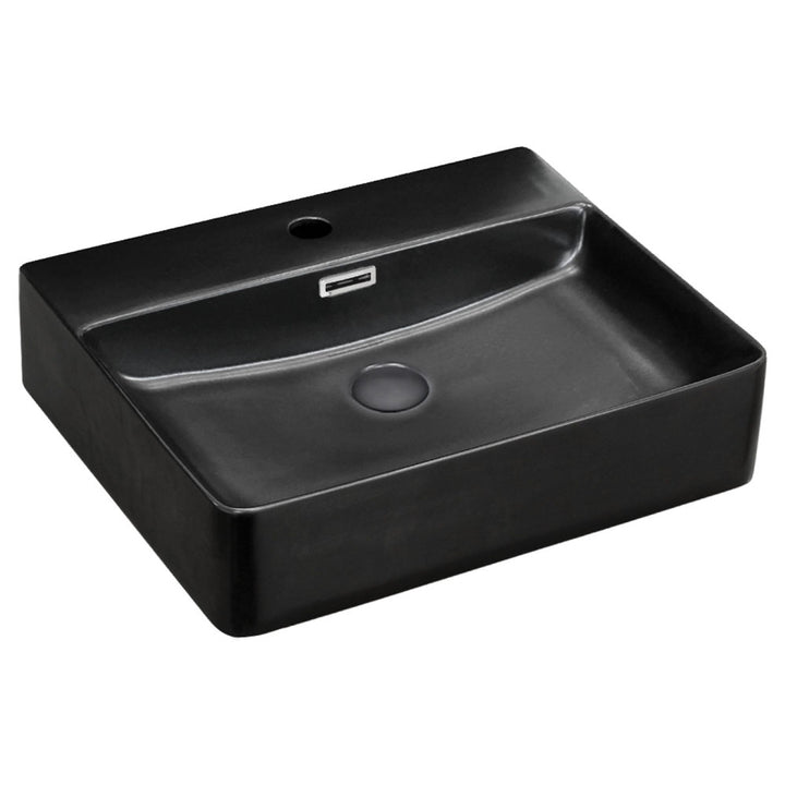 Petra Above Counter Basin - Matte Black