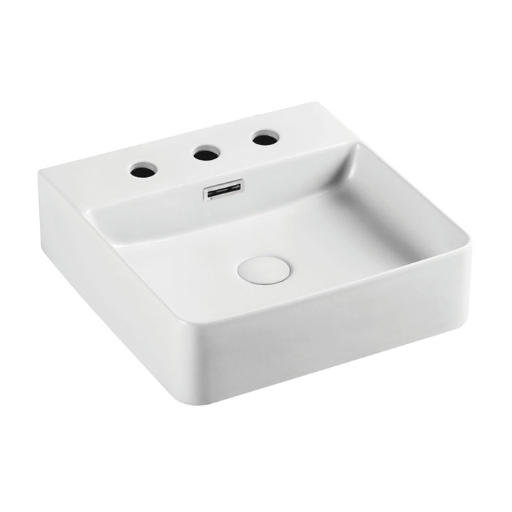 Petra Mini Above Counter Basin - Gloss White