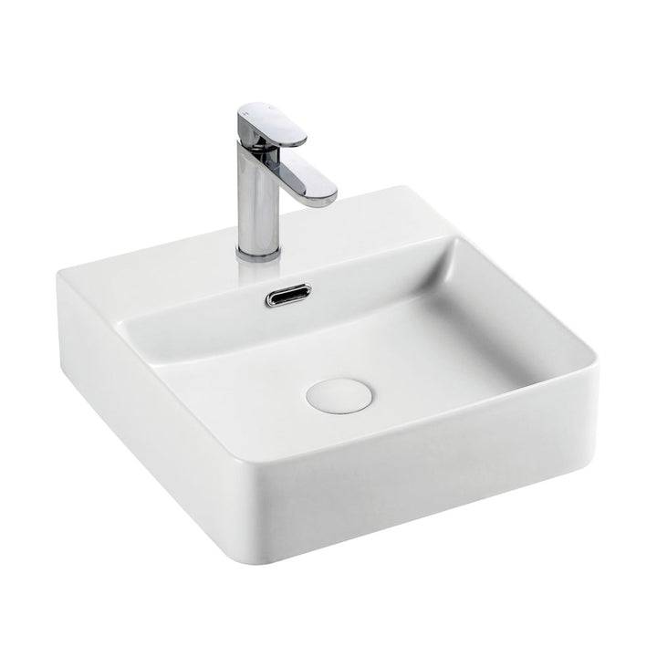 Petra Mini Above Counter Basin - Gloss White
