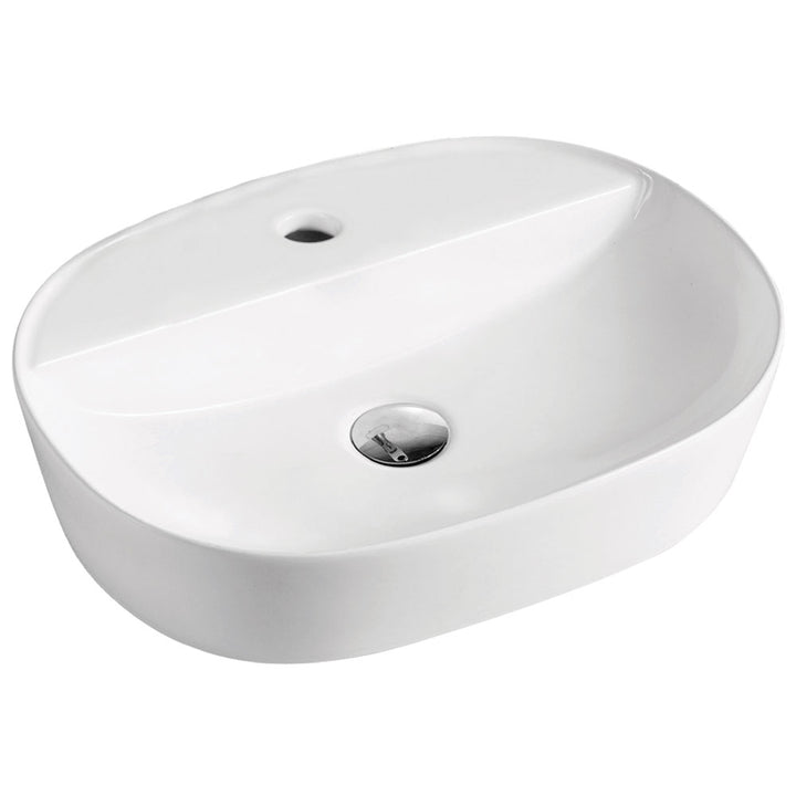 Chica 500 Above Counter Basin - Gloss White