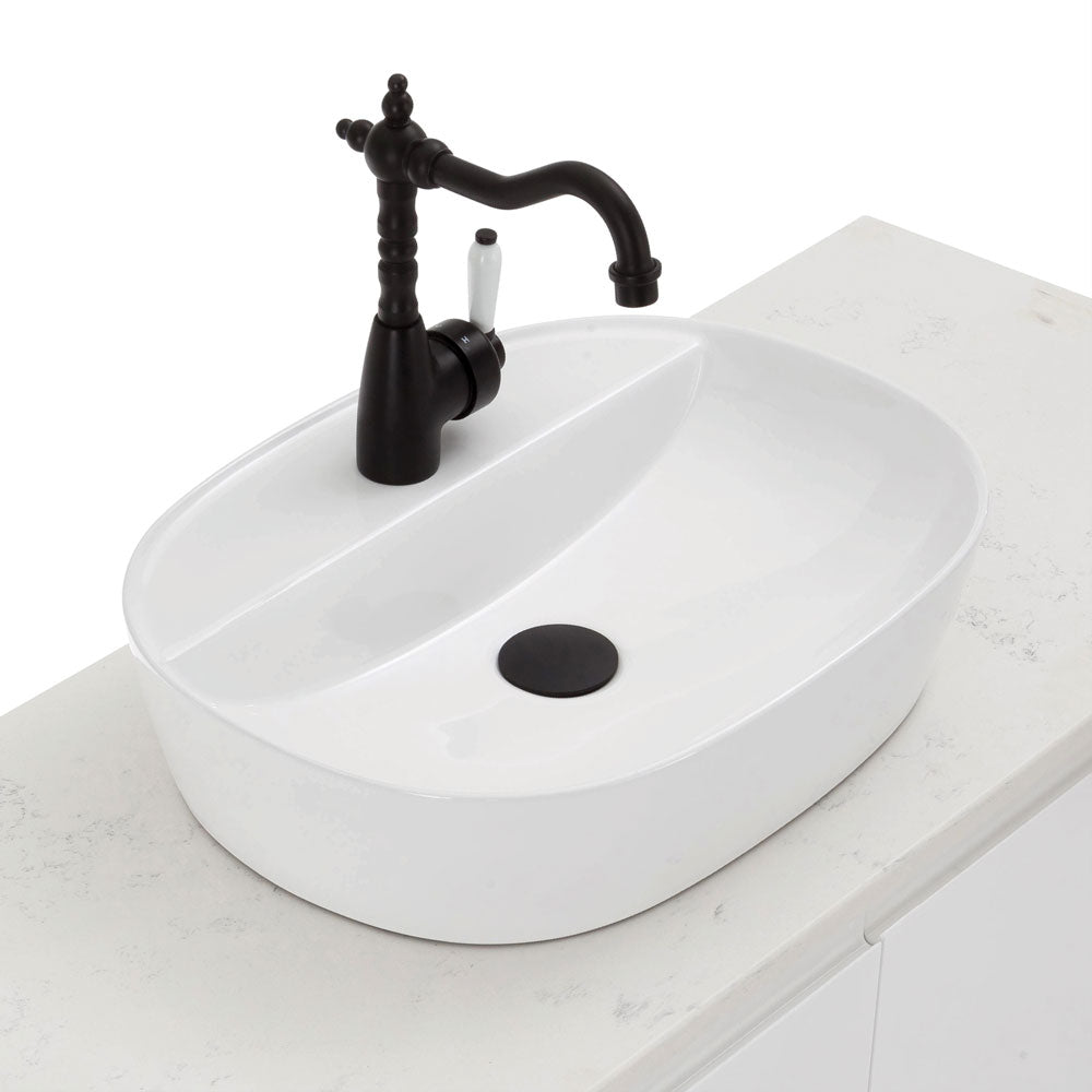 Chica 500 Above Counter Basin - Gloss White