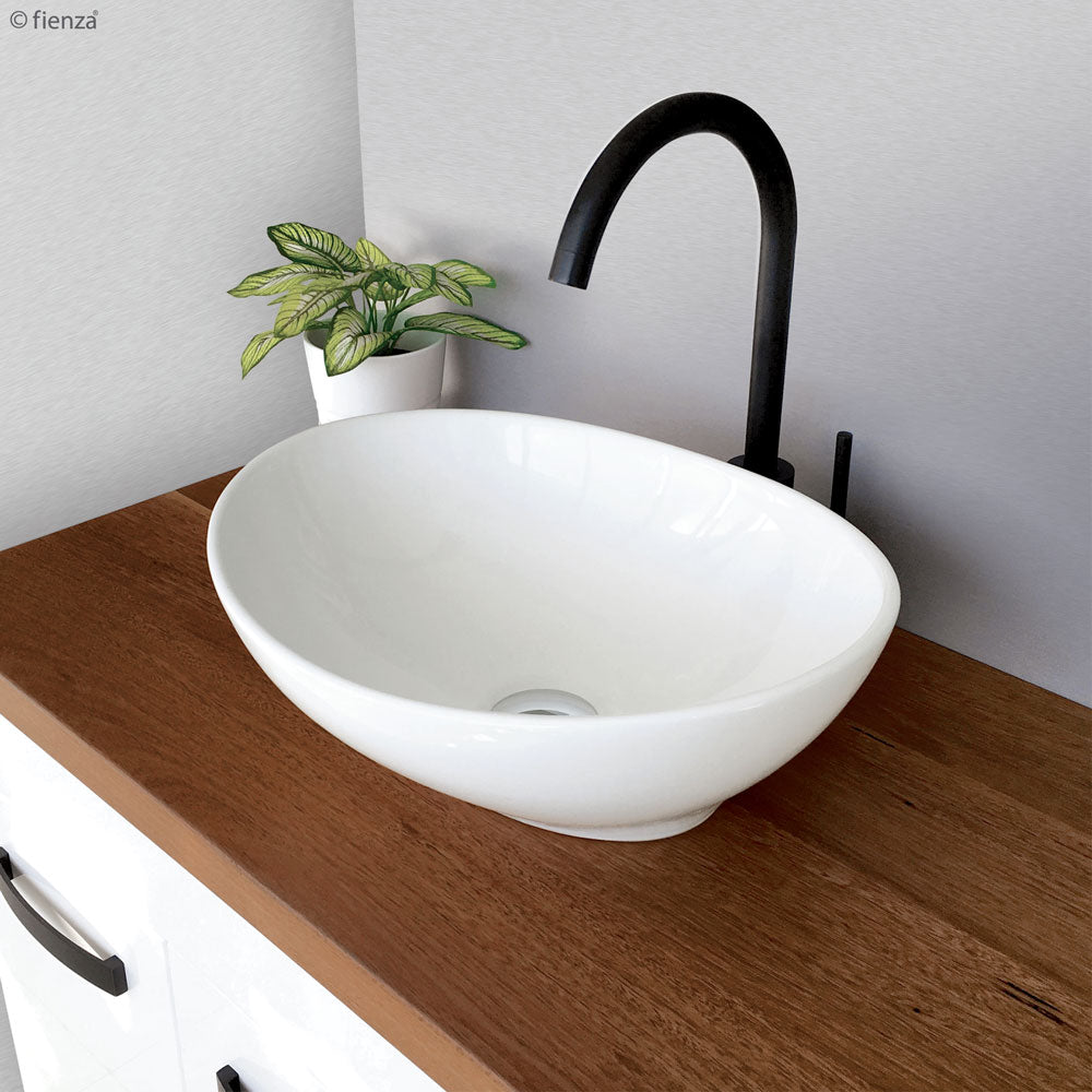 Paola Above Counter Basin - Gloss White