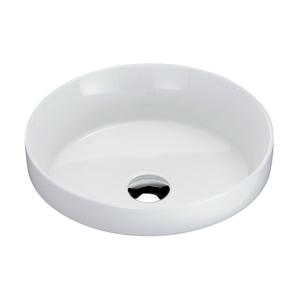 Reba Semi-Inset Basin - Gloss White
