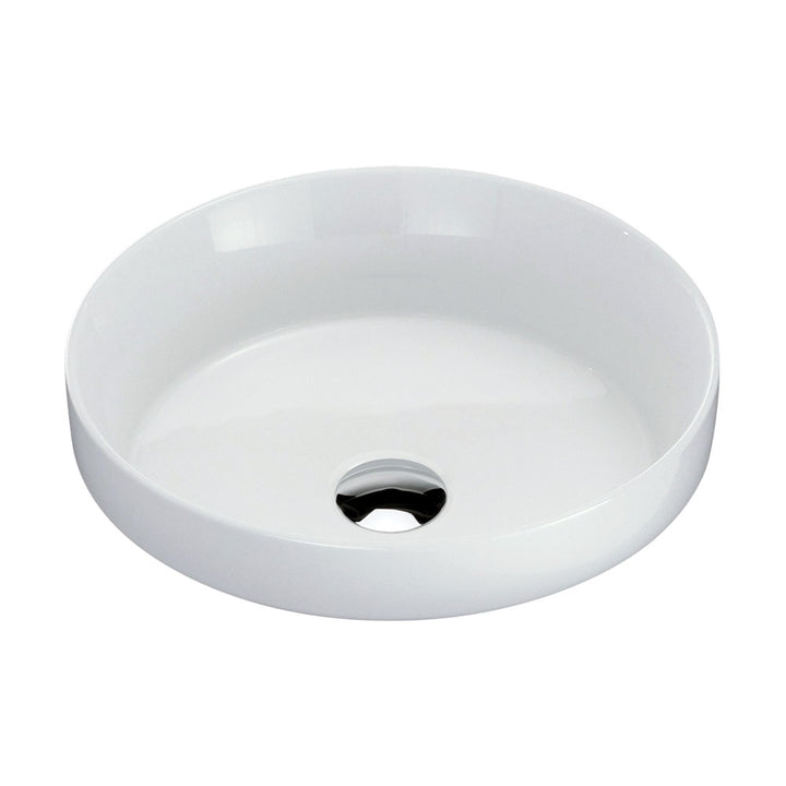 Reba Semi-Inset Basin - Gloss White