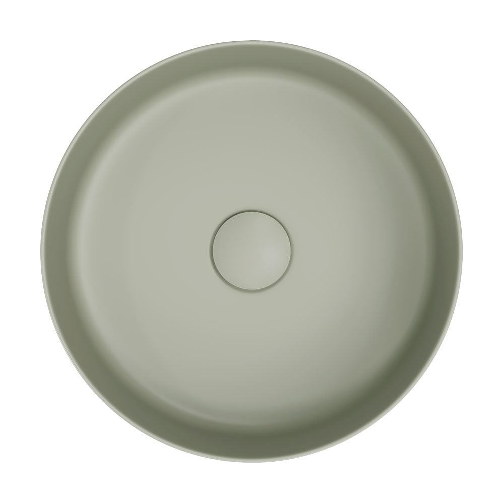 Reba Above Counter Basin - Matte Olive