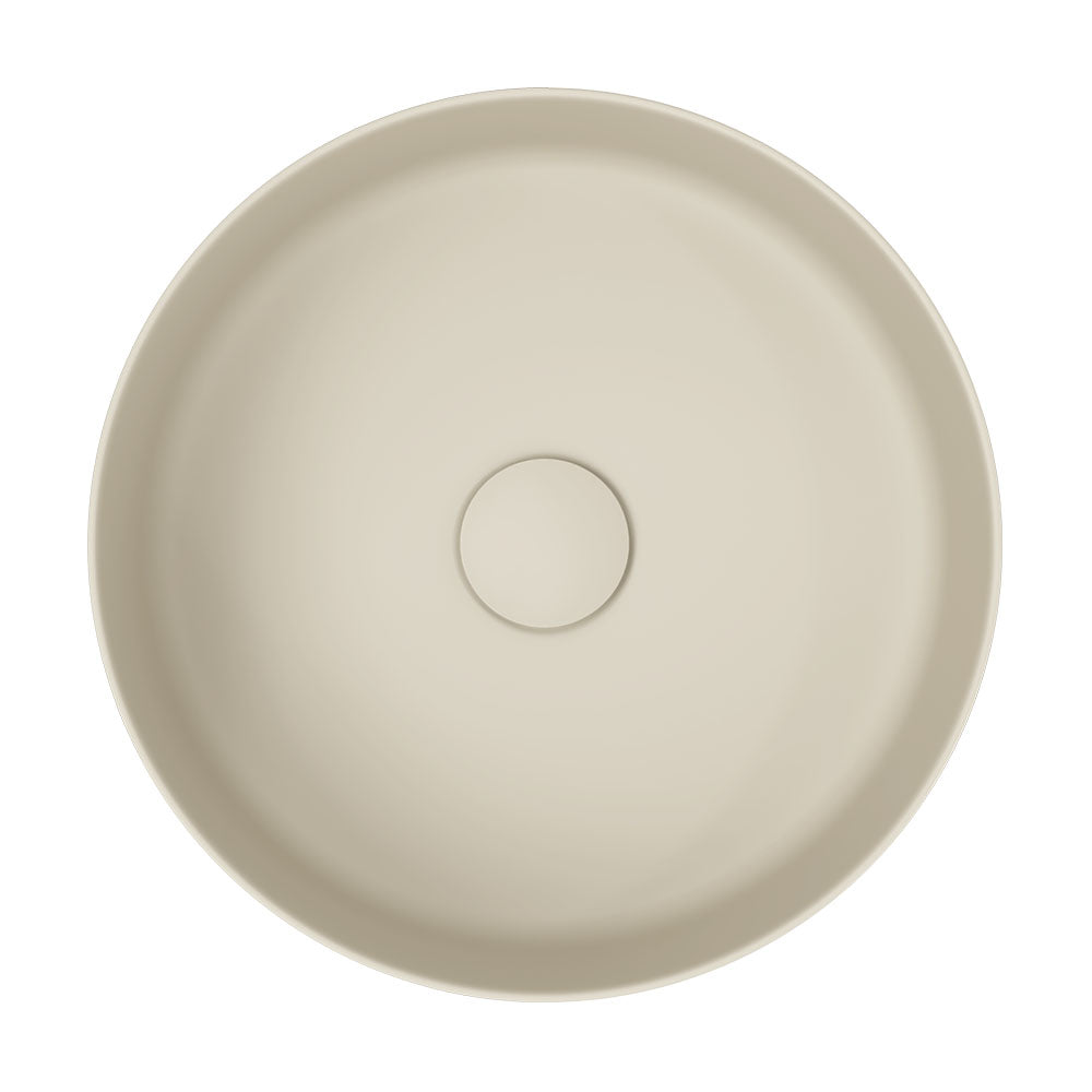 Reba Above Counter Basin - Matte Khaki
