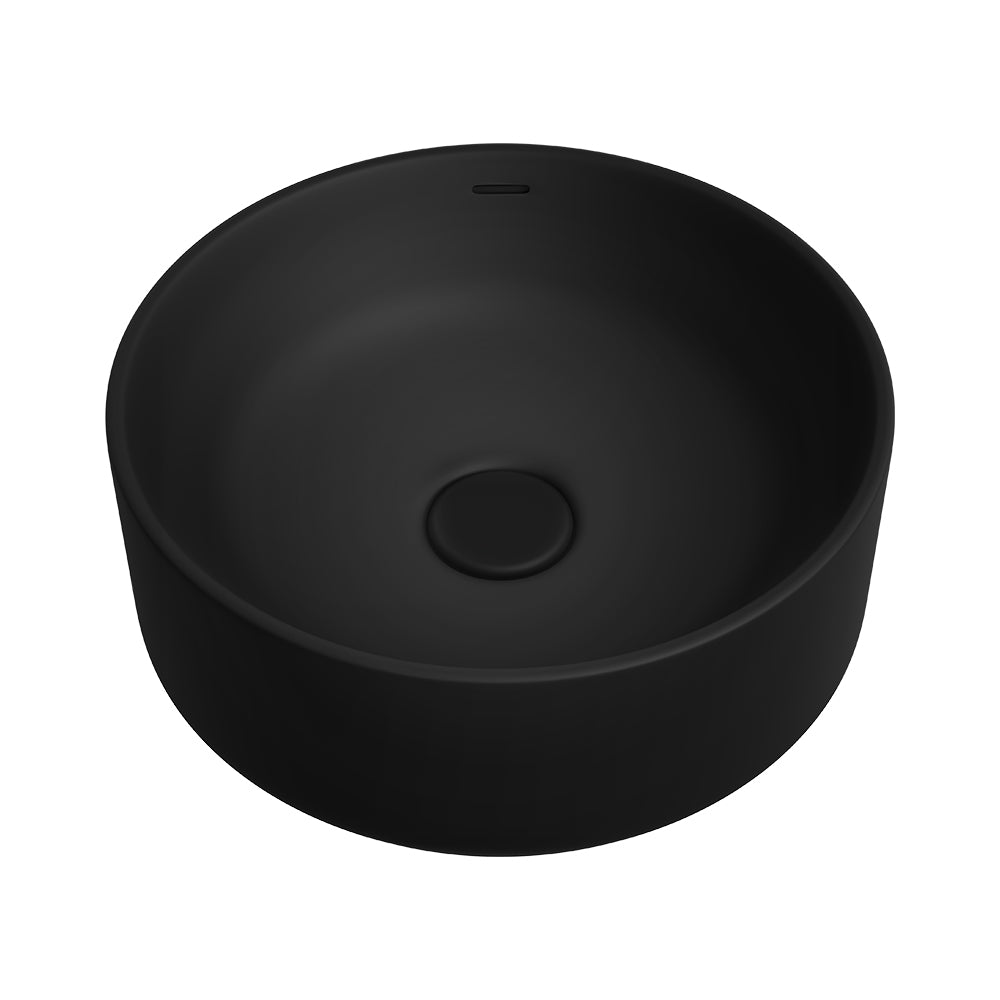Reba Luxe Above Counter Basin - Matte Black