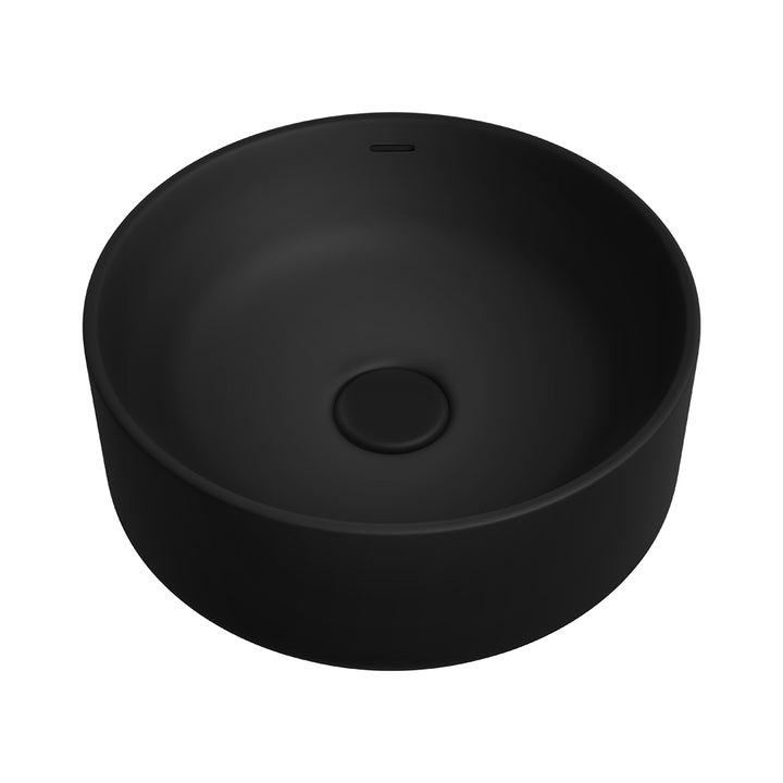 Reba Luxe Above Counter Basin - Matte Black